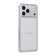 Išmanusis telefonas „HOTWAV A17 Pro Max“ (sidabrinis)