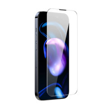 „Baseus Crystal“ grūdinto stiklo apsauginis stikliukas nuo dulkių, 0,3 mm, skirtas „iPhone 14 Pro Max“ (2 vnt.)