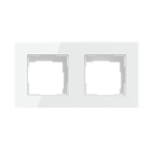 Avatto 2 Socket TS20 light switch frame (white)