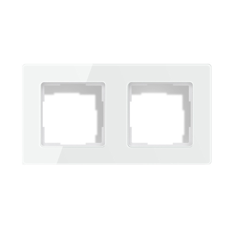 Avatto 2 Socket TS20 light switch frame (white)