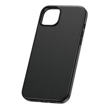 Phone Case for iPhone 15 Plus Baseus Fauxther Series (Black) Phone Case for iPhone 15 Plus Baseus Fauxther Series (Black)