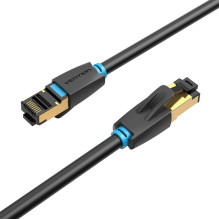 Network Cable CAT8 SFTP Vention IKABF RJ45 Ethernet 40Gbps 1m Black Network Cable CAT8 SFTP Vention IKABF RJ45 Ethernet 40Gbps 1m Black