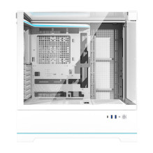 „Darkflash DY450“ kompiuterio korpusas be ventiliatorių (baltas)