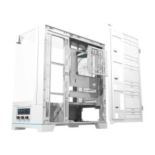 „Darkflash DY450“ kompiuterio korpusas be ventiliatorių (baltas)