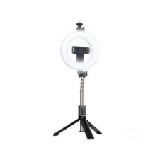 iLike Selfie Stick - bluetooth remote control, tripod and ring lamp - P40D-2 Black