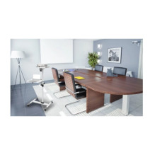 Multimedia trolley - Techly ICA-TB TPM-6 Height adjustment, 10kg capacity, white