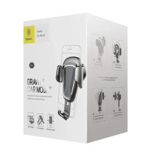 „Baseus“ gravitacinis automobilio grotelių sukibimas – juodas