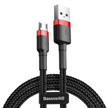 Baseus Cafule Micro USB laidas 1.5A 2m (raudonas+juodas)