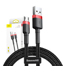 Baseus Cafule Micro USB laidas 1.5A 2m (raudonas+juodas)