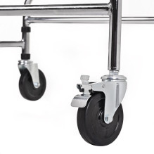 Mobility Aid - ActionMed Tall Rehabilitation Walking Frame 4 Wheels Adjustable Mobility Aid - ActionMed Tall Rehabilitation Walking Frame 4 Wheels Adjustable
