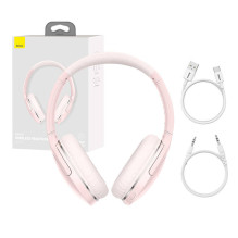 Wireless headphones Baseus Encok D02 PRO (pink)