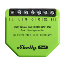 „Shelly Dimmer Gen3“ WiFi šviesos valdiklis