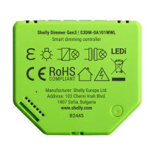 „Shelly Dimmer Gen3“ WiFi šviesos valdiklis