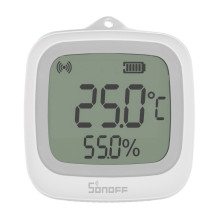 „ZigBee“ LCD temperatūros ir drėgmės jutiklis „Sonoff SNZB-02WD“