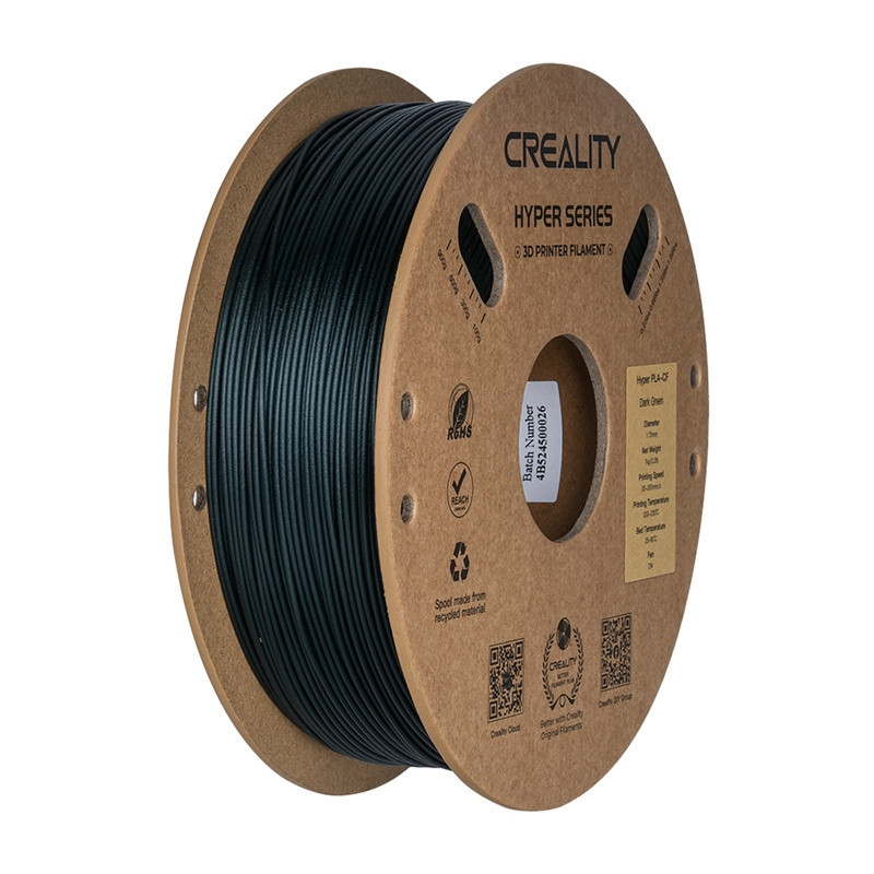 Hyper PLA-CF Creality filamentas (tamsiai žalias)
