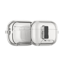 Dux Ducis Apple AirPods Pro 3 PECR Series PC+TPU Cover with Hook Grey