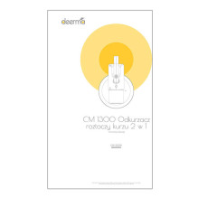 Erkių valiklis su UV spinduliais Deerma CM1300