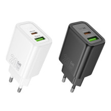 Hoco N61 Gentle PD20W+QC3.0 charger(EU) Black Hoco N61 Gentle PD20W+QC3.0 charger(EU) Black