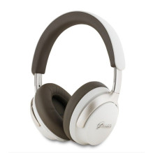 Guess PU Leather Script Logo ANC / ENC Wireless Headphone Beige Guess PU Leather Script Logo ANC / ENC Wireless Headphone Beige