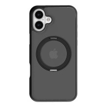„Torras Ostand Pro“ dėklas, skirtas „iPhone 16“ (juodas)