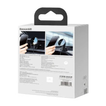 „Baseus Big Energy“ automobilio laikiklis su belaidžiu įkrovikliu, 15 W, skirtas „iPhone 12“ / „iPhone 13“ (juodas)