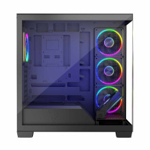 Computer Case - MODECOM VOLCANO STELLAR ARGB MIDI 5F 5 Fans, Tempered Glass Black