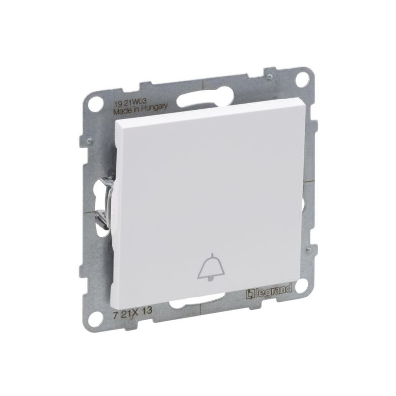 1-key push button with bell symbol Legrand Suno 721113 (white)