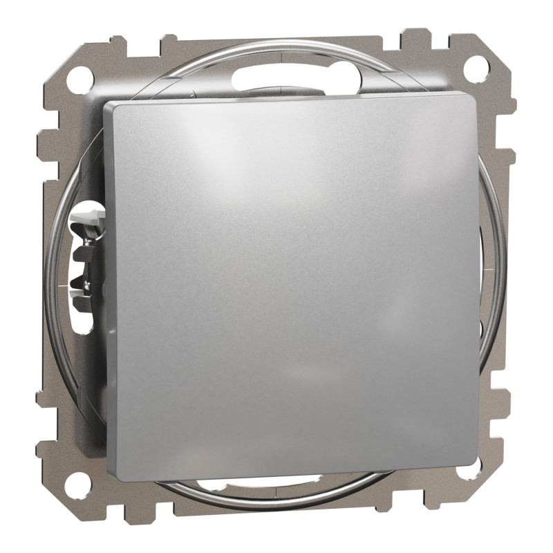 1-button switch Schneider Electric Sedna Design SDD113106 (aluminum)