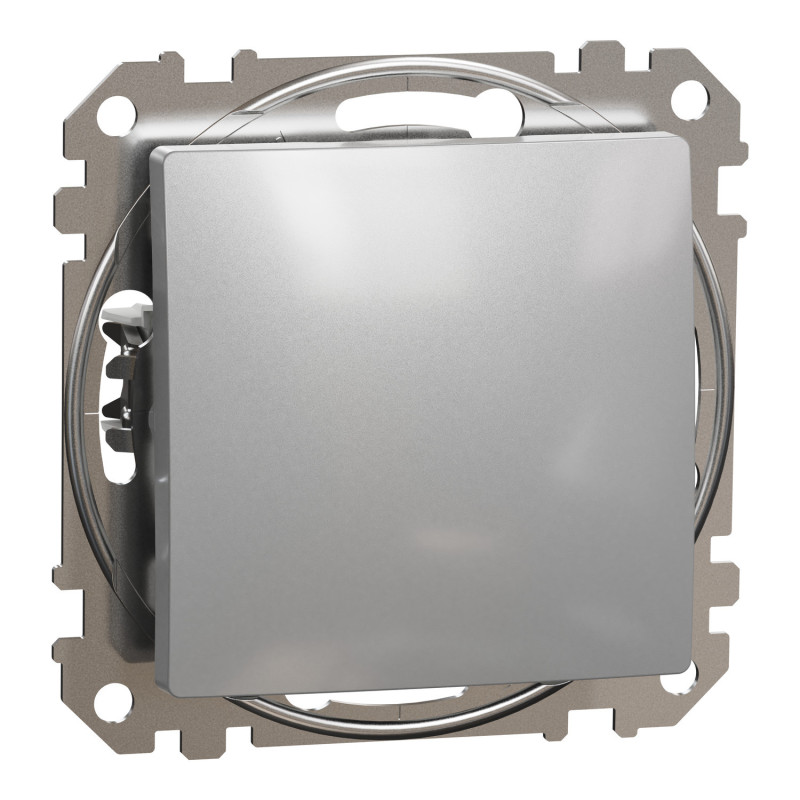 1-key cross switch Schneider Electric Sedna Design SDD113107 (aluminum)