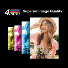 Geltona „Kodak Mini Shot 3 Square“ retro momentinė kamera ir spausdintuvas