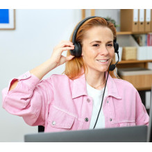 Ausinės - Trust HS-201 Laidinės USB Tipo-A Reguliuojama Galvos Juosta Juoda