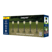 Beper P207ILO050 5 saulės baterijų šviestuvų rinkinys