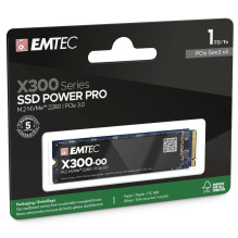 „Emtec SSD M2 NVMe PCIe 3 X300 1TB Power Pro“