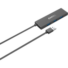 Emtec šakotuvas itin plonas USB3.2 su 4 prievadais