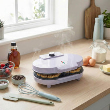 Giles &amp; Posner EK6700GSPPVDE Double Heart Waffle Maker