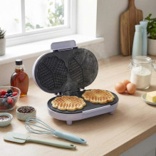 Giles &amp; Posner EK6700GSPPVDE Double Heart Waffle Maker