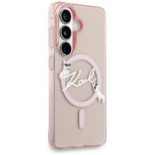 Karl Lagerfeld KARL LAGERFELD case for SAMSUNG S26 KLHMS26S5HKSCAP (Magnetic IML KC Script) pink