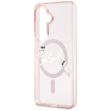 Karl Lagerfeld KARL LAGERFELD case for SAMSUNG S26 KLHMS26S5HKSCAP (Magnetic IML KC Script) pink