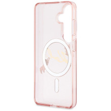Karl Lagerfeld KARL LAGERFELD case for SAMSUNG S26 KLHMS26S5HKSCAP (Magnetic IML KC Script) pink