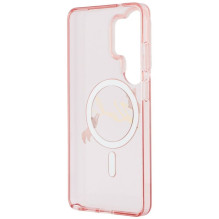 Karl Lagerfeld KARL LAGERFELD case for SAMSUNG S26 Ultra KLHMS26L5HKSCAP (Magnetic IML KC Script) pink