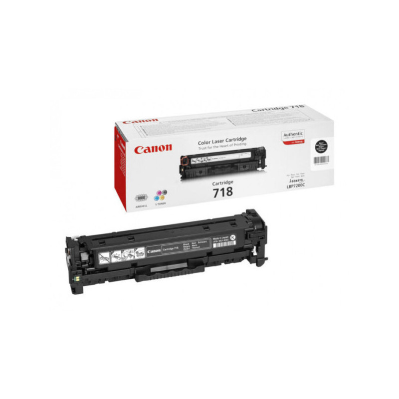 OEM kasetė Canon 718 Black (2662B002)