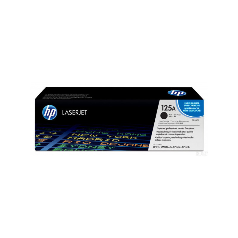 OEM kasetė HP No.125A Black (CB540A)