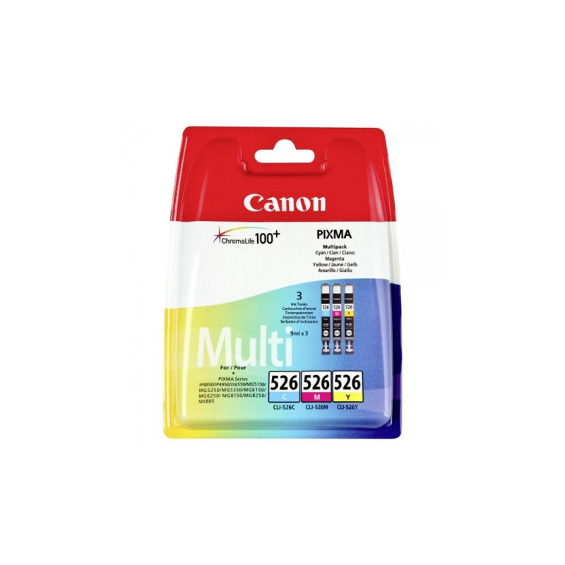 OEM kasetė Canon CLI-526 Multipack C / M / Y (4541B009)