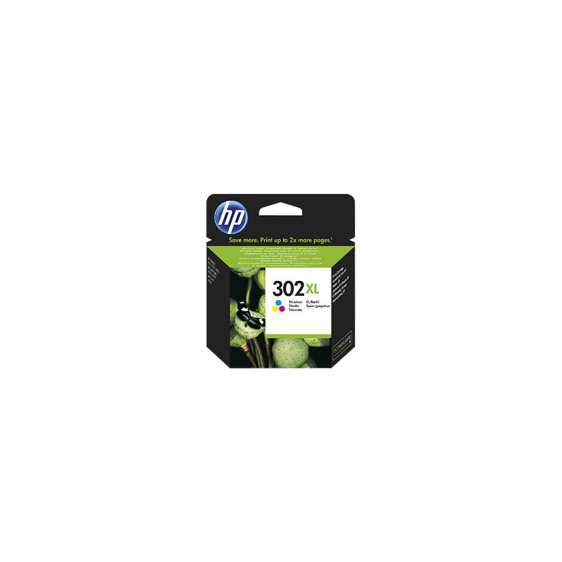 OEM kasetė HP No.302XL Color (F6U67AE)