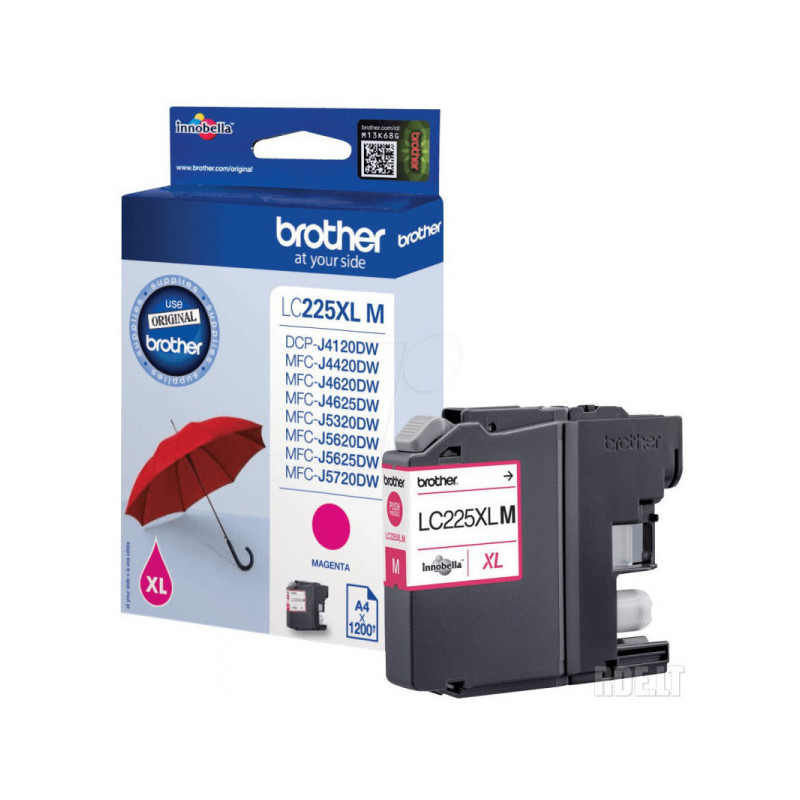 OEM cartridge Brother LC 225XL Magenta 1.2k (LC225XLM)