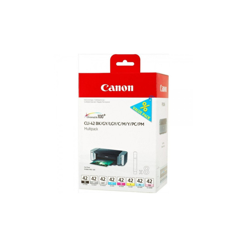 OEM kasetės Canon CLI-42 multipack (6384B010)