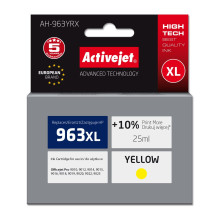 „Activejet AH-963YRX“ rašalo kasetė (pakeičia HP 963XL 3JA29AE Premium kasetę, 1760 puslapių, 25 ml, geltona)