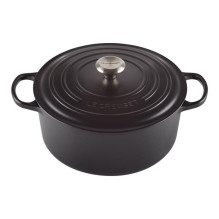 Virtuvės Indai - Le Creuset Signature Keptuvė 26cm Apvalus Ketaus Juodas