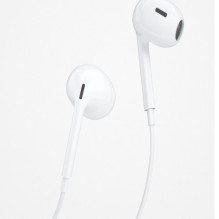 Wired headset Dudao 'X14PROL' white with 'Lightning' connector