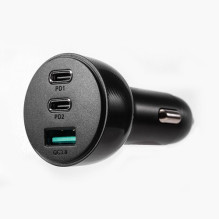 Car charger Joyroom 'JR-CL26' black 70W (2xPD / 1xQC3.0)